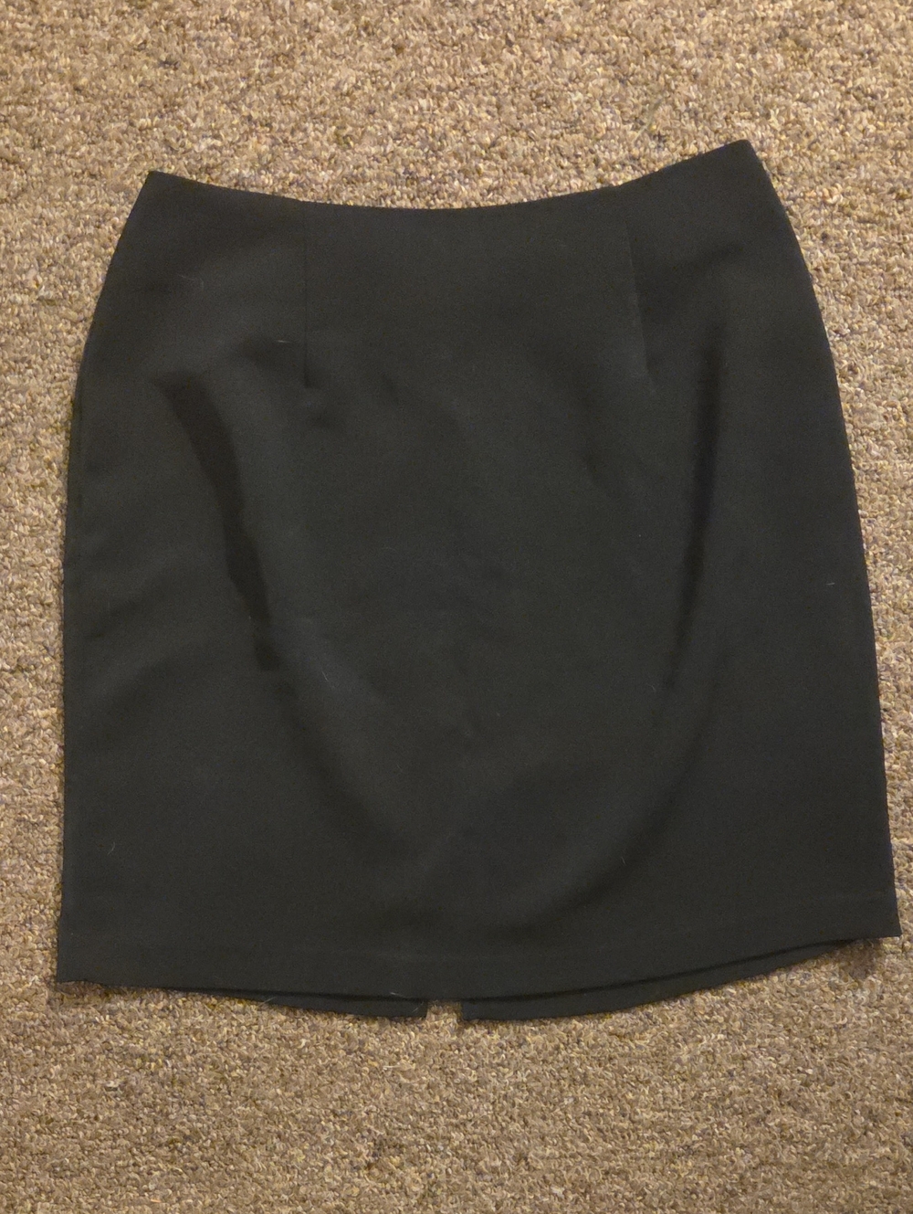 Briggs New York Black Tailored Pencil Skirt